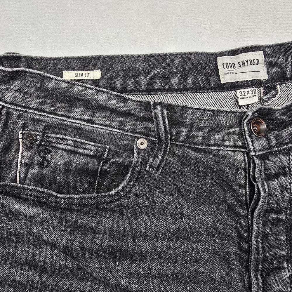 Todd Snyder Selvedge Denim Jeans Men Size 32x30 Grey - Picture 10 of 14